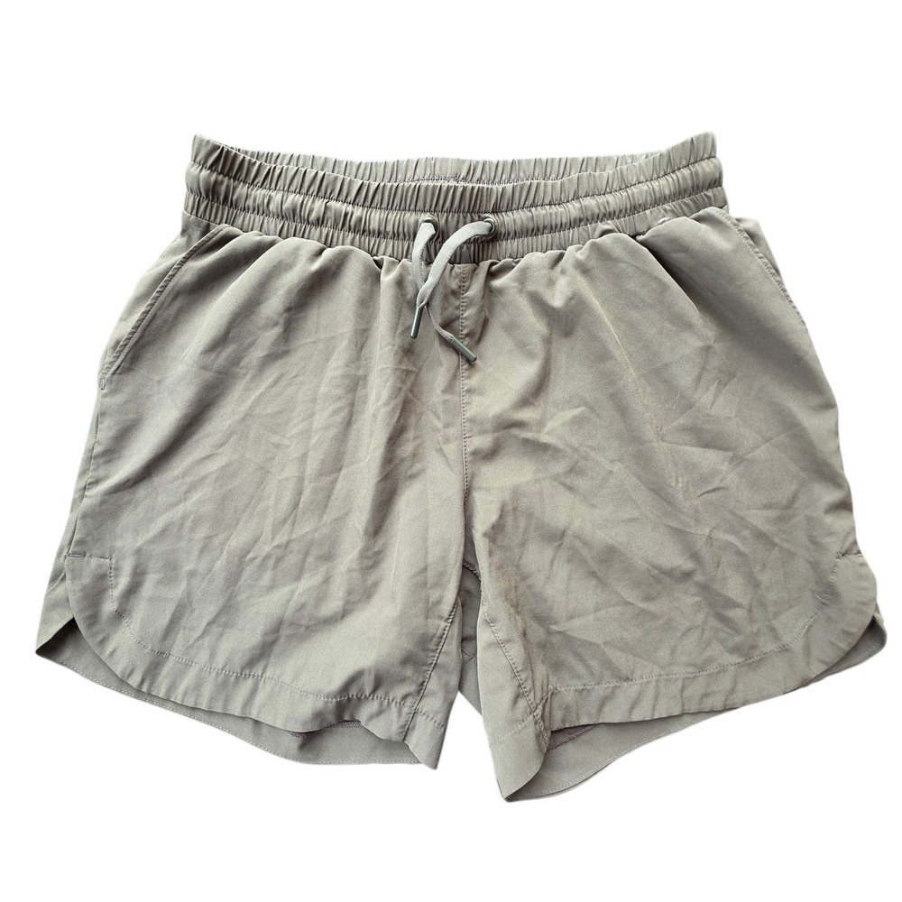 Mondetta Shorts Women's Size S Elastic‎ Drawstring Waist Olive Green 1585414